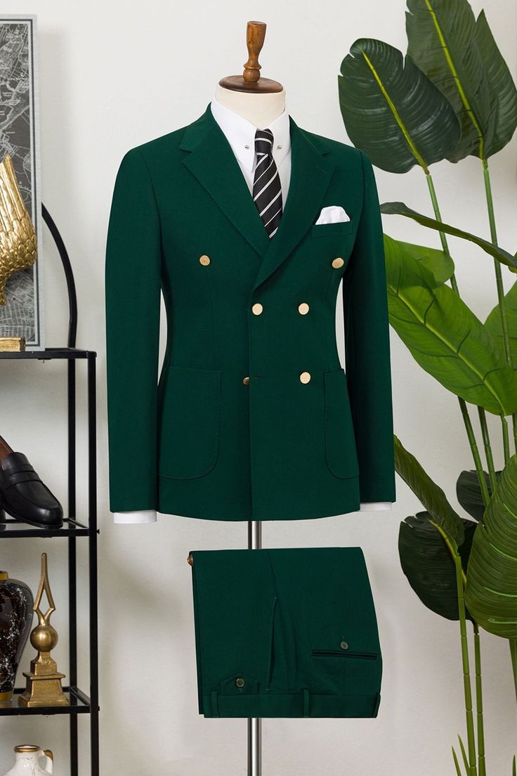 Men's suit menu sample